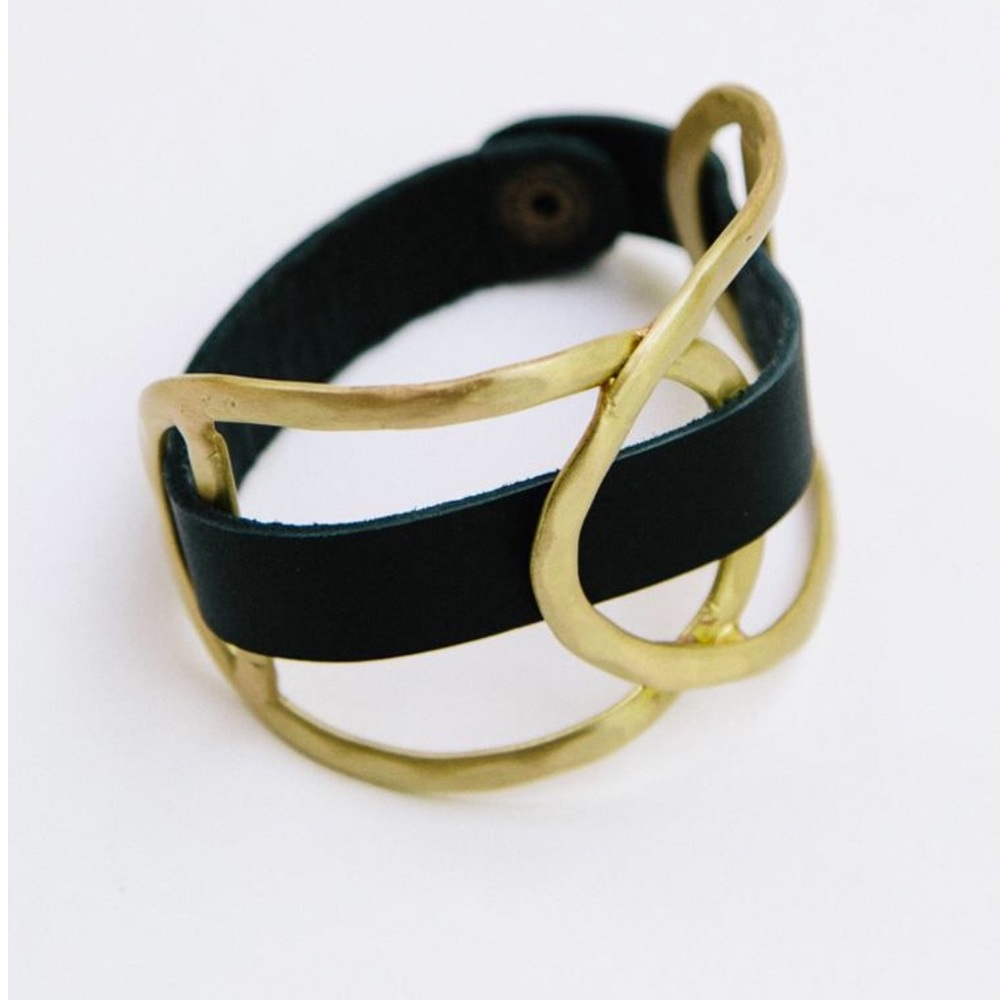 Mata Traders Handmade Leather Wrap Bracelet Cuff